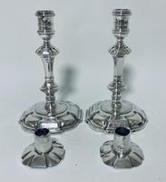 Pair of Antique Georgian 18th Century Solid Sterling Silver Candlesticks (7 of 23) Pair of Antique Georgian 18th Century Solid Sterling Silver Candlesticks (7 of 23)