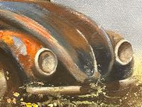 Oil Painting "Unloved Abandoned VW Beetle Car" Signed David Robert (9 of 27) Oil Painting "Unloved Abandoned VW Beetle Car" Signed David Robert (9 of 27)