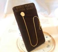 Vintage Pocket Watch Chain 1970s 12ct Gold Plated with Ornate Button Fob Nos (3 of 10) Vintage Pocket Watch Chain 1970s 12ct Gold Plated with Ornate Button Fob Nos (3 of 10)
