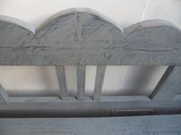 Grey & Blue 3 Seater Antique Pine Kitchen / Hall Box Settle / Bench (4 of 10) Grey & Blue 3 Seater Antique Pine Kitchen / Hall Box Settle / Bench (4 of 10)