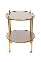 Edwardian Brass & Mahogany Oval 2 Tier Etagere Acorn Finial (4 of 7) Edwardian Brass & Mahogany Oval 2 Tier Etagere Acorn Finial (4 of 7)