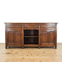 Antique 19th Century Welsh Oak Dresser Base