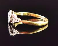 Antique Diamond Flower Ring, 18ct Gold & Platinum (6 of 11) Antique Diamond Flower Ring, 18ct Gold & Platinum (6 of 11)