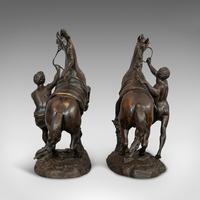 Antique, Pair, Marly Horses, French, Bronze, Equestrian, Statue, After Coustou (9 of 12) Antique, Pair, Marly Horses, French, Bronze, Equestrian, Statue, After Coustou (9 of 12)