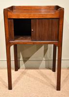 George III Tambour Fronted Bedside Table / Commode (2 of 7) George III Tambour Fronted Bedside Table / Commode (2 of 7)