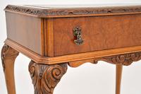 Antique Burr Walnut Leather Top Writing Table / Desk (7 of 10) Antique Burr Walnut Leather Top Writing Table / Desk (7 of 10)