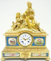 Antique 8 Day Ormolu Mantel Clock Sevres Mother & Child French Mantle Clock (11 of 16) Antique 8 Day Ormolu Mantel Clock Sevres Mother & Child French Mantle Clock (11 of 16)