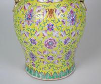 19th Century Chinese Porcelain Vase Famille Jaune (3 of 10) 19th Century Chinese Porcelain Vase Famille Jaune (3 of 10)