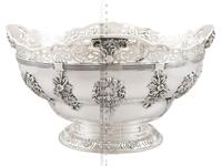 Sterling Silver Presentation Bowl - Antique George V 1918 (12 of 12) Sterling Silver Presentation Bowl - Antique George V 1918 (12 of 12)
