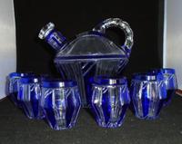 Art Deco Liqueur Carafe & Six Glasses by Karl Palda (3 of 13) Art Deco Liqueur Carafe & Six Glasses by Karl Palda (3 of 13)