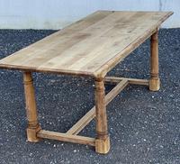 Rustic Bleached Oak Farmhouse Dining Table (16 of 25) Rustic Bleached Oak Farmhouse Dining Table (16 of 25)