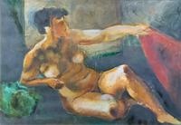 20th Century British School Reclining Nude Female Portrait - Watercolour & Body Wash (3 of 12) 20th Century British School Reclining Nude Female Portrait - Watercolour & Body Wash (3 of 12)
