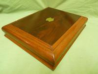 Flame Mahogany Jewel – Document Box + Tray c.1880 (9 of 12) Flame Mahogany Jewel – Document Box + Tray c.1880 (9 of 12)