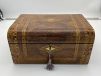 Victorian Inlaid Walnut & Tunbridge Ware Jewellery Box (3 of 14) Victorian Inlaid Walnut & Tunbridge Ware Jewellery Box (3 of 14)