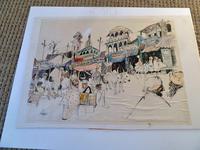 William Papas " India " Mixed Media Painting 1970's - 6 of 6 Listed (5 of 6) William Papas " India " Mixed Media Painting 1970's - 6 of 6 Listed (5 of 6)