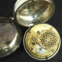 Antique Silver Pair Case Pocket Watch Fusee Verge Escapement Key Wind Enamel Dial W J Wolverhampton (3 of 11) Antique Silver Pair Case Pocket Watch Fusee Verge Escapement Key Wind Enamel Dial W J Wolverhampton (3 of 11)