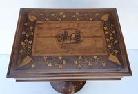 Rare 19th Century Marquetry Inlaid Irish Killarney Work Box or Table (2 of 13) Rare 19th Century Marquetry Inlaid Irish Killarney Work Box or Table (2 of 13)