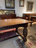 Oak refectory table baluster legs (7 of 7) Oak refectory table baluster legs (7 of 7)