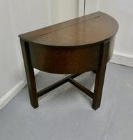 Oak Half Moon Sewing Box (3 of 7) Oak Half Moon Sewing Box (3 of 7)