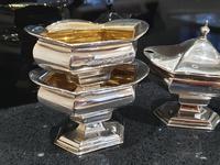 Very Stylish Art Nouveau HM Silver Three Piece Cruet Set Birmingham 1899 (9 of 13) Very Stylish Art Nouveau HM Silver Three Piece Cruet Set Birmingham 1899 (9 of 13)