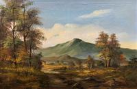 Large Early 20th Century Antique English Autumn Countryside Landscape Oil Painting (2 of 11) Large Early 20th Century Antique English Autumn Countryside Landscape Oil Painting (2 of 11)