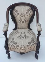 19th Century Rosewood Armchair (3 of 4) 19th Century Rosewood Armchair (3 of 4)