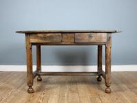 18th Century English Twin Drawer Oak Table (4 of 7) 18th Century English Twin Drawer Oak Table (4 of 7)