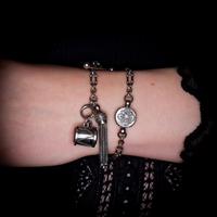 Antique Victorian Sterling Silver Albertina Albert Watch Chain Bracelet with Tassel and Drum Charm (14 of 14) Antique Victorian Sterling Silver Albertina Albert Watch Chain Bracelet with Tassel and Drum Charm (14 of 14)