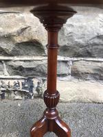 Antique Inlaid Mahogany Tripod Wine Table (3 of 5) Antique Inlaid Mahogany Tripod Wine Table (3 of 5)