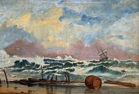 Large Spectacular 19th Century British Seascape Oil Painting - Shipwreck in Rough Seas! (3 of 13) Large Spectacular 19th Century British Seascape Oil Painting - Shipwreck in Rough Seas! (3 of 13)