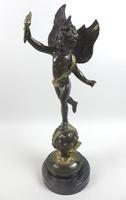 Two Modern Bronze Sculptures of Winged Putti, Cast in the Baroque Style (4 of 8) Two Modern Bronze Sculptures of Winged Putti, Cast in the Baroque Style (4 of 8)