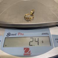 High Grade Yellow Metal Sapphire & Diamond Ring (2 of 5) High Grade Yellow Metal Sapphire & Diamond Ring (2 of 5)