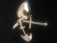 Rare Holy Trinity Pendant in 18k Fine Gold (2 of 7) Rare Holy Trinity Pendant in 18k Fine Gold (2 of 7)