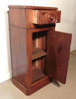 French Figured Walnut Bedside Cupboard or Night Table (6 of 6) French Figured Walnut Bedside Cupboard or Night Table (6 of 6)