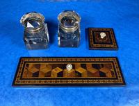 Victorian Rosewood & Tunbridge Ware Inkstand by Thomas Barton (14 of 24) Victorian Rosewood & Tunbridge Ware Inkstand by Thomas Barton (14 of 24)