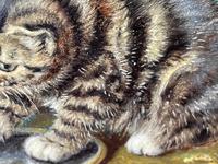 19th Century Oil Painting 3 Kittens Reflection by Horatio Henry Couldery (24 of 44) 19th Century Oil Painting 3 Kittens Reflection by Horatio Henry Couldery (24 of 44)