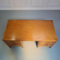 Mid Century Atomic Nuclear Energy Oak Desk (5 of 11) Mid Century Atomic Nuclear Energy Oak Desk (5 of 11)