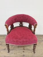 Pair of Victorian Mahogany Upholstered Tub Chairs (6 of 15) Pair of Victorian Mahogany Upholstered Tub Chairs (6 of 15)