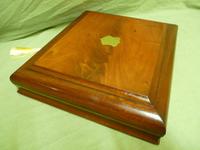 Flame Mahogany Jewel Box + Tray With Adjustable Storage c.1880 (8 of 13) Flame Mahogany Jewel Box + Tray With Adjustable Storage c.1880 (8 of 13)
