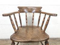 Antique Ash and Elm Smoker's Bow Chair (m-2303) (3 of 10) Antique Ash and Elm Smoker's Bow Chair (m-2303) (3 of 10)