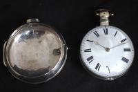 Antique Silver Pair Case Pocket Watch Fusee Verge Escapement Key Wind Enamel Dial W Hollison London (2 of 9) Antique Silver Pair Case Pocket Watch Fusee Verge Escapement Key Wind Enamel Dial W Hollison London (2 of 9)