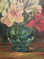 Early 20th Century Antique Still Life of Flowers in a vase Oil On Canvas Painting 1913 (4 of 13) Early 20th Century Antique Still Life of Flowers in a vase Oil On Canvas Painting 1913 (4 of 13)