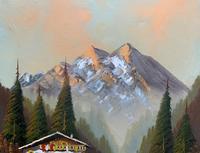 The Alpine Chalet - Swiss School - A Vintage Snow-capped Landscape Oil Painting (9 of 12) The Alpine Chalet - Swiss School - A Vintage Snow-capped Landscape Oil Painting (9 of 12)