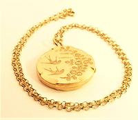 Antique Fully Hallmarked 9ct Rose Gold Locket Necklace (2 of 10) Antique Fully Hallmarked 9ct Rose Gold Locket Necklace (2 of 10)