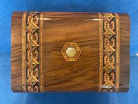 Victorian Walnut Jewellery Box with Tunbridge Ware Inlaid Bands (9 of 11) Victorian Walnut Jewellery Box with Tunbridge Ware Inlaid Bands (9 of 11)