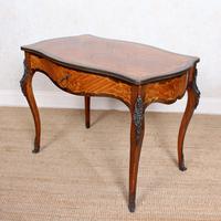 Serpentine Writing Table Louis XVI Style Inlaid Kingwood (7 of 19) Serpentine Writing Table Louis XVI Style Inlaid Kingwood (7 of 19)