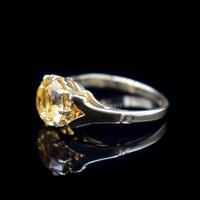 Vintage Round Citrine Solitaire 9ct 9K Yellow Gold Ring (5 of 10) Vintage Round Citrine Solitaire 9ct 9K Yellow Gold Ring (5 of 10)