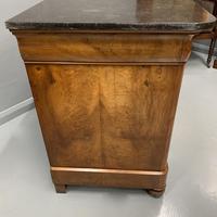 Figured Walnut and Marble Top Commode (2 of 13) Figured Walnut and Marble Top Commode (2 of 13)