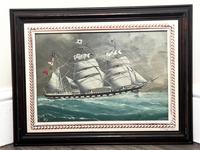 Edwardian Watercolour "Champion Of The Seas" Ship Black Ball Line Off Cape of Good Hope Signed Pierhead Artist Williams (34 of 39) Edwardian Watercolour "Champion Of The Seas" Ship Black Ball Line Off Cape of Good Hope Signed Pierhead Artist Williams (34 of 39)