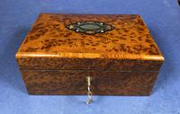 Victorian French Burr Cedar Jewellery Box with It’s Original Interior (9 of 13) Victorian French Burr Cedar Jewellery Box with It’s Original Interior (9 of 13)